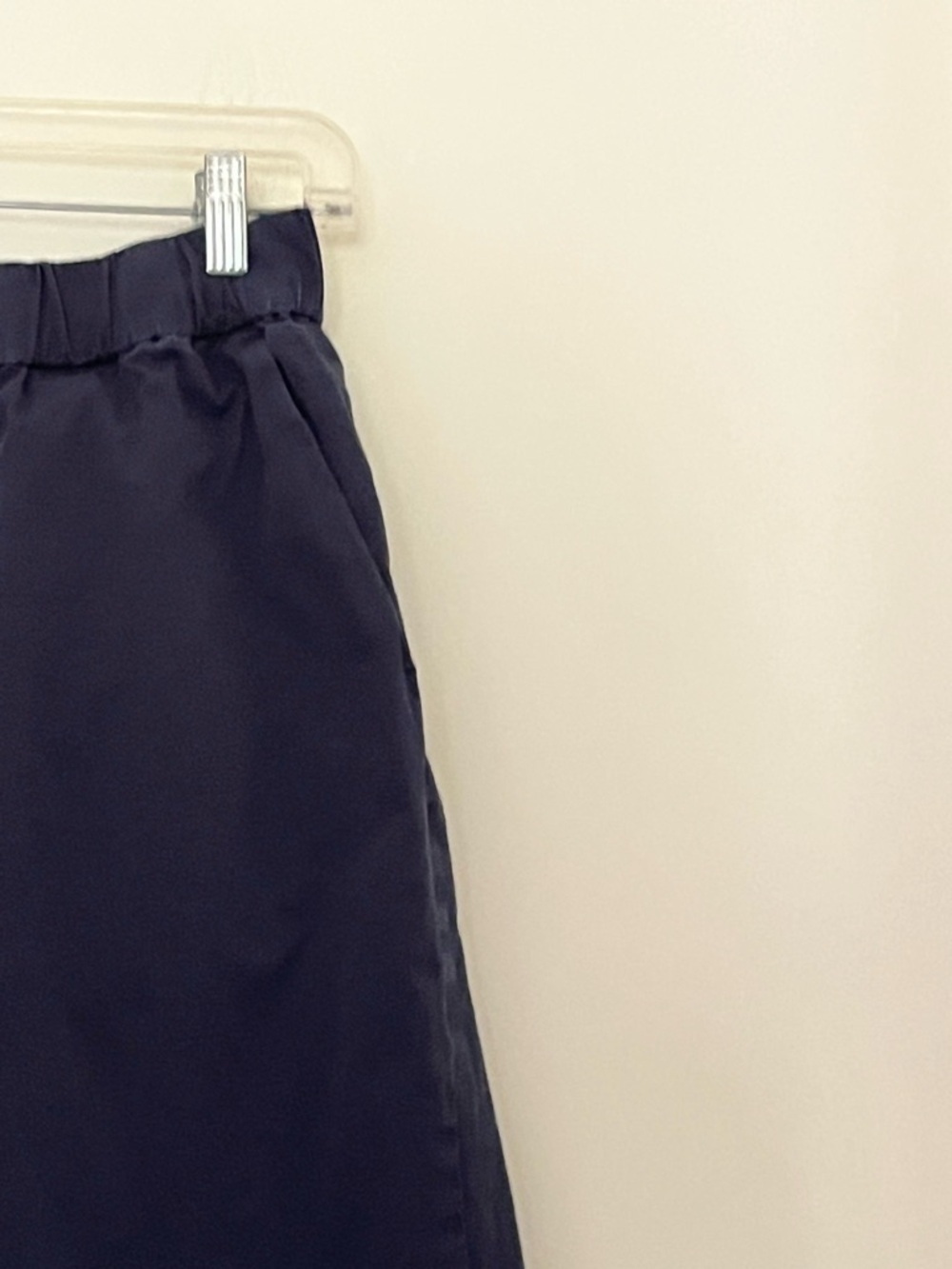 Everlane Organic Cotton Navy Blue Pull-On Relaxed Fit Pants M - Picture 3 of 9